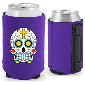 Sugar Skull Magnetic Can Coolie