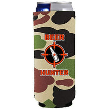 Load image into Gallery viewer, Beer Hunter Slim 12 oz Can Coolie
