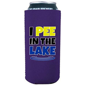 I Pee In The Lake 16 oz. Can Coolie