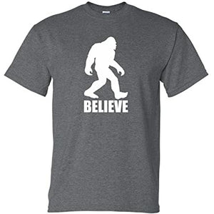 Coolie Junction Bigfoot Believe Funny T Shirt