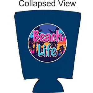 Beach Life Pint Glass Coolie