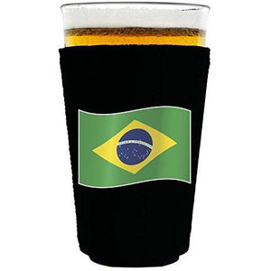 World Countries Flag Neoprene Collapsible Pint Glass Coolie