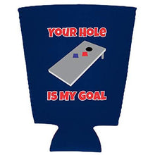 Load image into Gallery viewer, Your Hole Is My Goal Pint Glass Coolie
