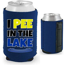 Load image into Gallery viewer, I Pee In The Lake Magnetic Can Coolie
