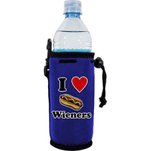 Load image into Gallery viewer, I Love Wieners Water Bottle Coolie

