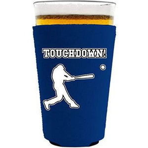 Touchdown Baseball Pint Glass Coolie