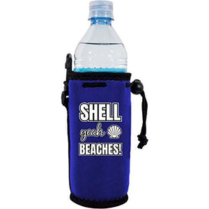 Shell Yeah Beaches Water Bottle Coolie