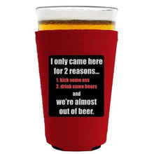 Load image into Gallery viewer, Two Reasons Pint Glass Coolie
