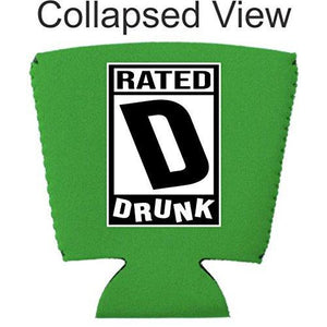 Rated D for Drunk Party Cup Coolie