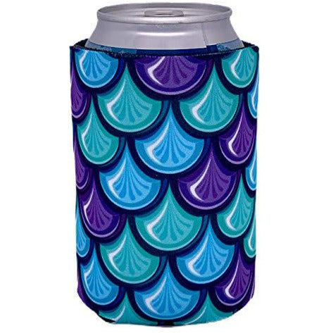 can koozie with fish scale design