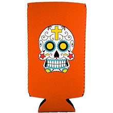 Load image into Gallery viewer, Sugar Skull Slim Can Coolie
