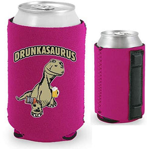 Drunkasaurus Magnetic Can Coolie