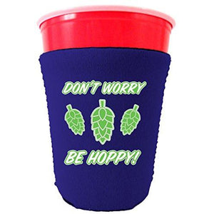 Don't Worry Be Hoppy! Party Cup Coolie