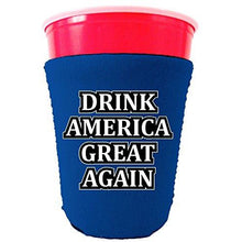 Load image into Gallery viewer, Drink America Great Again Party Cup Coolie
