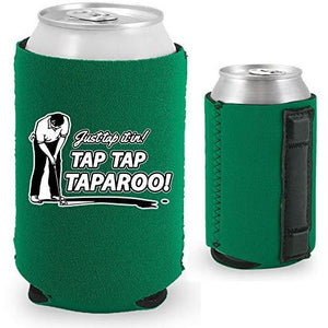 Just Tap It In! Tap Tap Taparoo! Golf Magnetic Can Coolie