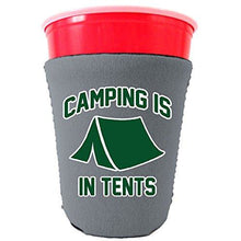 Load image into Gallery viewer, Camping Is In Tents Party Cup Coolie
