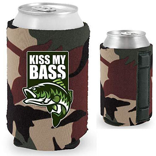 camo magnetic can koozie with 