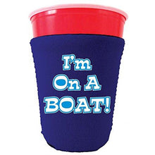 Load image into Gallery viewer, I&#39;m On A Boat Party Cup Coolie
