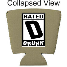 Load image into Gallery viewer, Rated D for Drunk Party Cup Coolie
