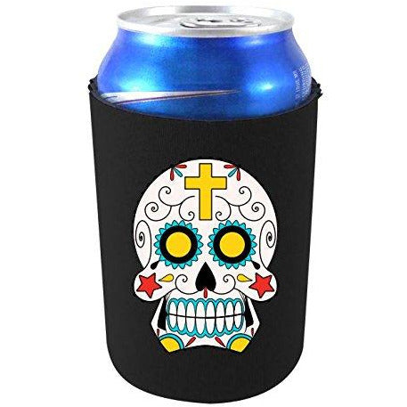 Sugar Skull Graphic Can Coolie
