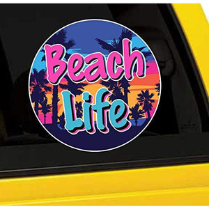 Beach Life Vinyl Sticker