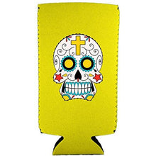 Load image into Gallery viewer, Sugar Skull Slim Can Coolie
