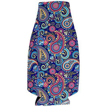 Load image into Gallery viewer, Paisley Pattern Beer Bottle Coolie
