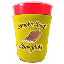 Load image into Gallery viewer, Smoke Meat Everyday Funny Party Cup Coolie
