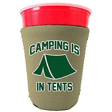 Load image into Gallery viewer, Camping Is In Tents Party Cup Coolie
