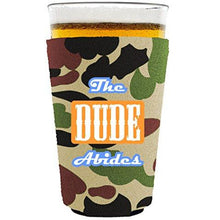 Load image into Gallery viewer, The Dude Abides Pint Glass Coolie

