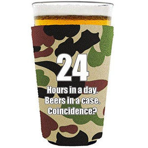 24 Hours Pint Glass Coolie