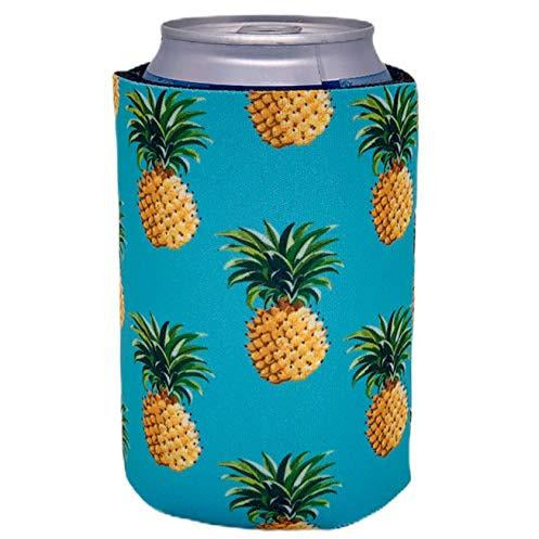 can koozie with pineapple design