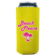Load image into Gallery viewer, Beach Please 16 oz Can Coolie

