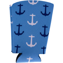 Load image into Gallery viewer, Nautical Anchor Pattern Pint Glass Coolie
