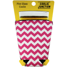 Load image into Gallery viewer, Chevron Stripe Pint Glass Coolie
