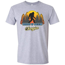 Load image into Gallery viewer, Bigfoot Hide and Seek Champion Funny T Shirt
