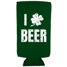 Load image into Gallery viewer, I Shamrock Beer Slim Can Coolie
