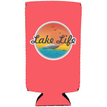 Load image into Gallery viewer, Lake Life Slim Can Coolie
