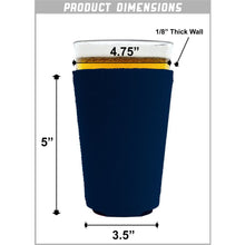 Load image into Gallery viewer, Retro Mountains Pint Glass Coolie
