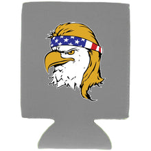 Load image into Gallery viewer, Bald Eagle Mullet Magnetic Can Coolie
