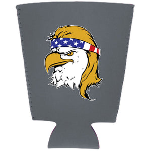Bald Eagle Mullet Neoprene Pint Glass Coolie