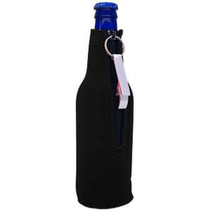 Stars and Stripes Flip Flop Beer Bottle Coolie with Opener Attached