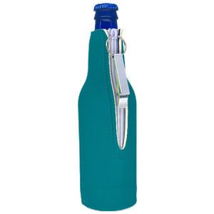 Mountain Bear Beer Bottle Coolie with Opener Attached