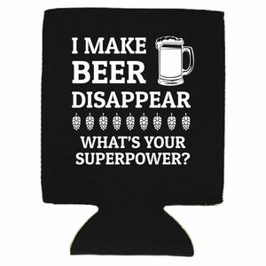 I Make Beer Disappear Can Coolie