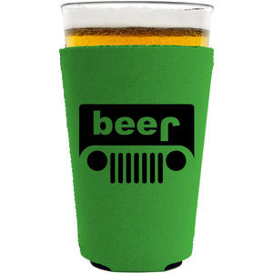 Beer jeep Pint Glass Coolie