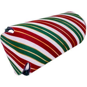 Christmas Stripes Pattern 16 oz. Can Coolie