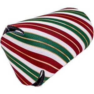 Christmas Stripes Pattern Can Coolie