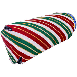 Christmas Stripes Pattern Slim 12oz Can Coolie