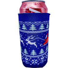 Load image into Gallery viewer, Christmas Sweater Pattern 16 oz. Can Coolie
