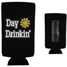 Load image into Gallery viewer, Day Drinkin Magnetic Slim Can Coolie
